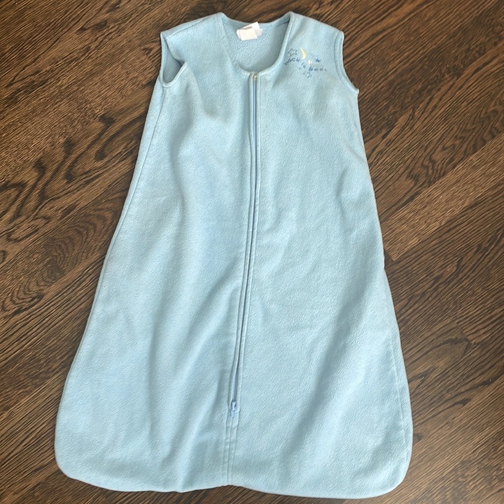 Halo Sleepsack in Blue Fleece Material